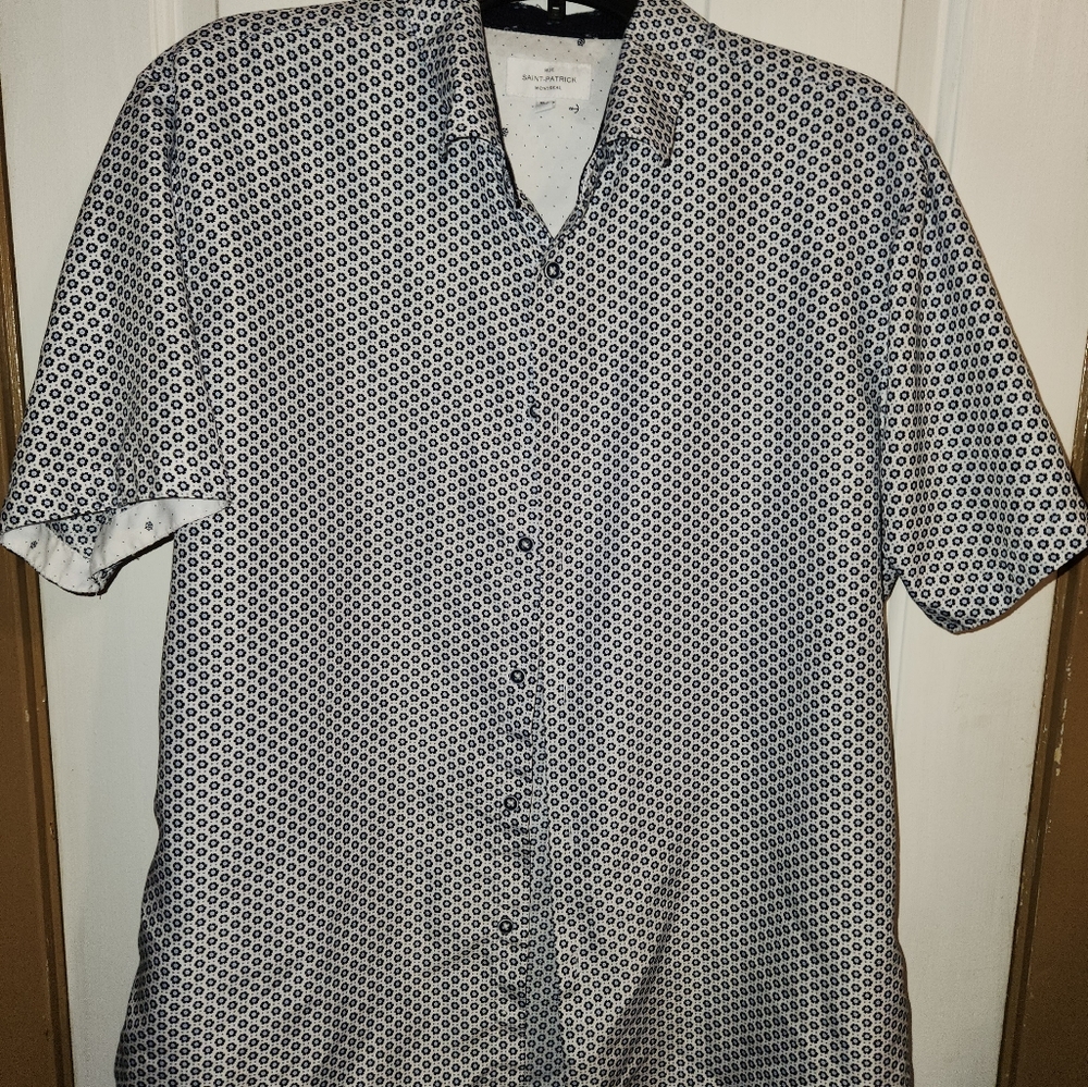 Rue Saint Patrick Button Down With Captain's Whee… - image 5